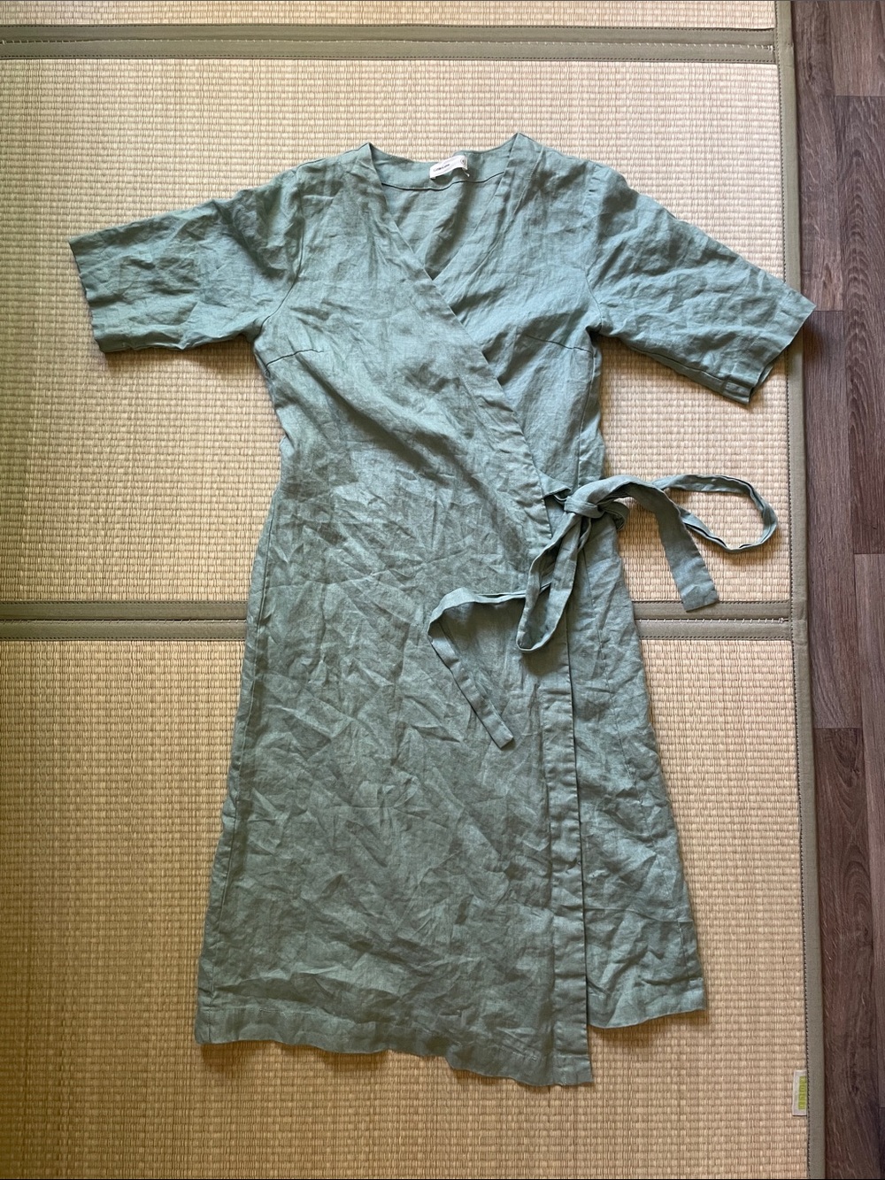 Grae Cove Linen Wrap Dress